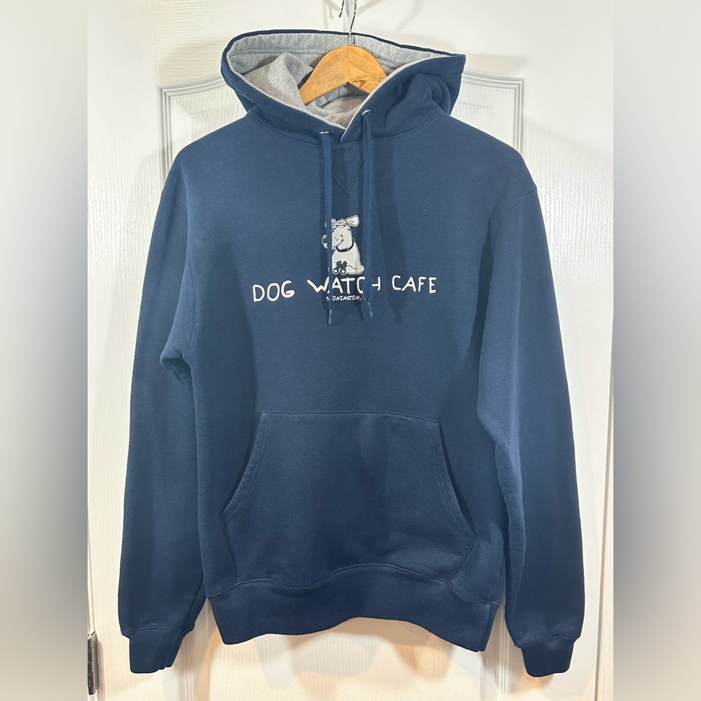 Champion AUTHENTIC Women’s Navy “Dog Watch Cafe” Hoodie, Size: Small